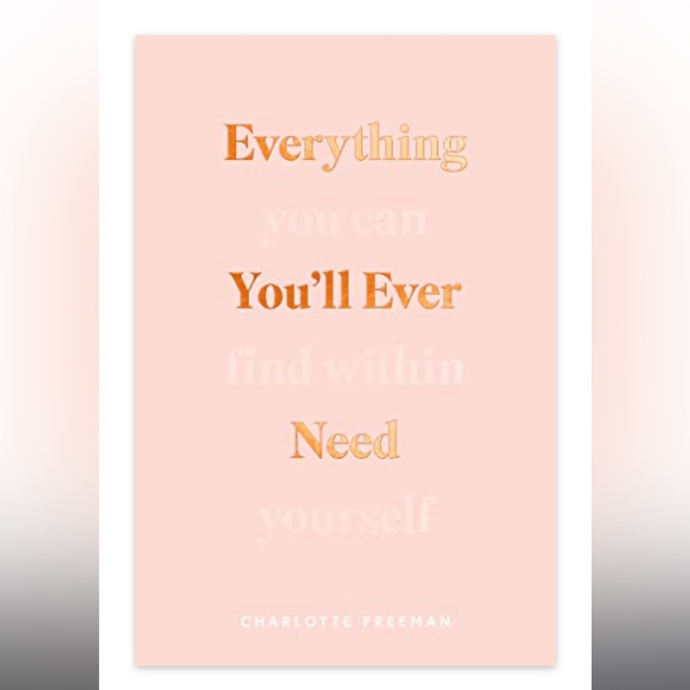 Everything you’ll ever meed you can find within yourself book